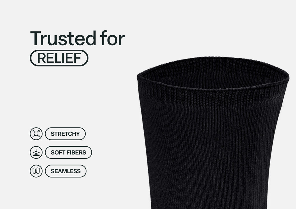Padded Sole Socks - Charcoal