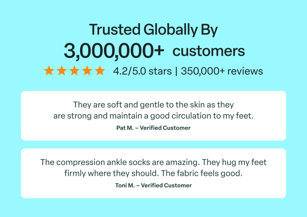 Extra Roomy Diabetic Socks (Thick) - Brown